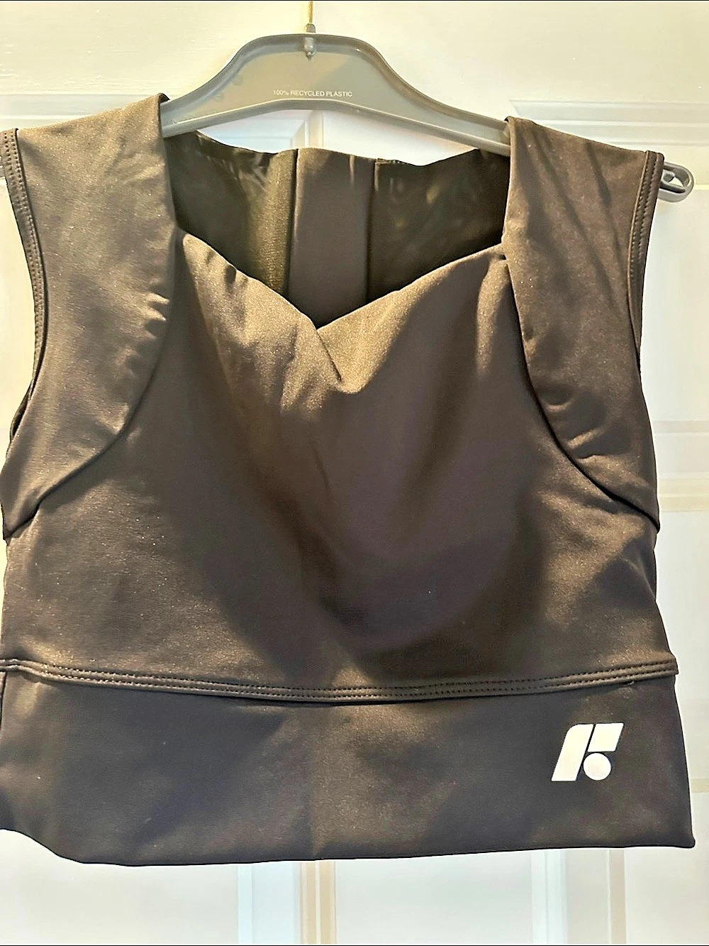 Forme Power Bra Black Athletic Crop Top Medium